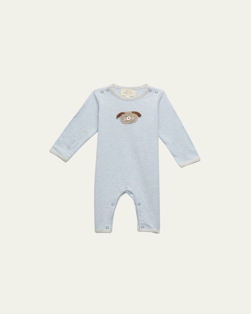 Kid's Peanut The Puppy Crocheted Playsuit, Size Newborn-12