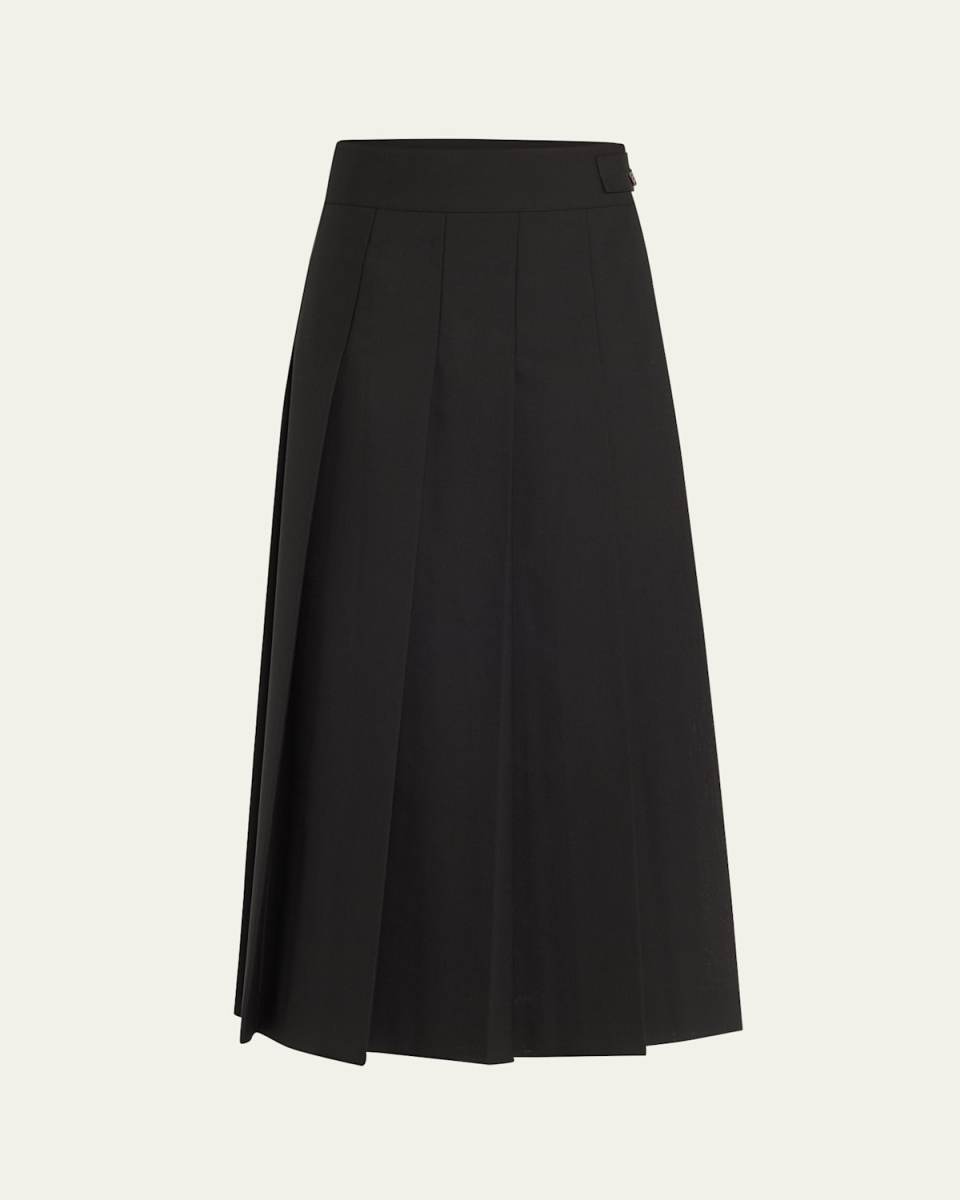 Plisse Wrap Skirt