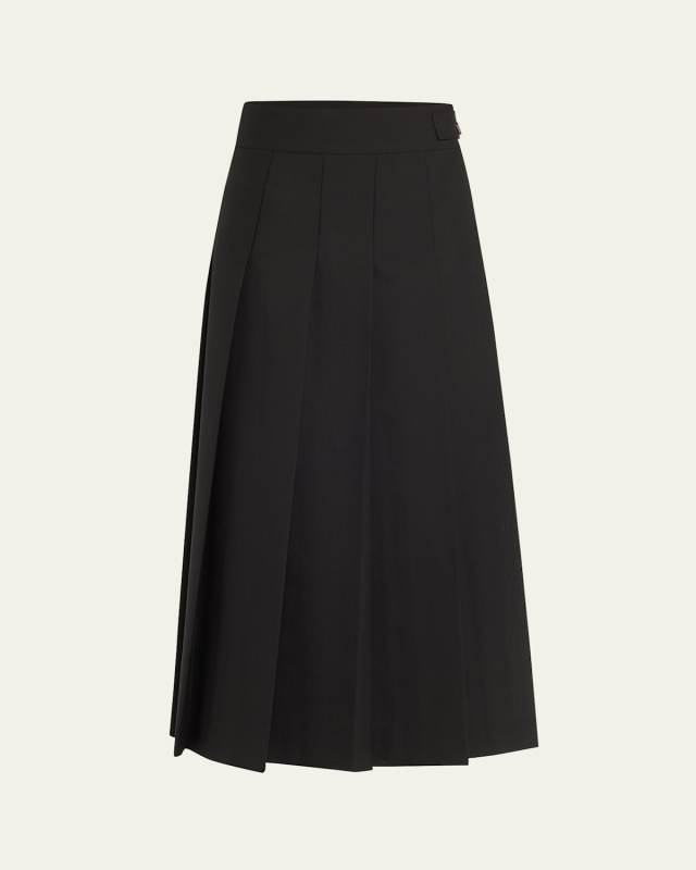 Plisse Wrap Skirt