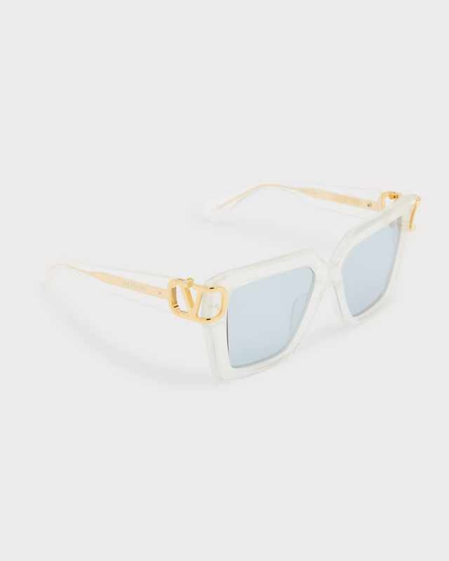 Uno Square Acetate & Titanium Sunglasses