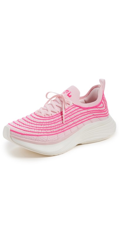 APL: Athletic Propulsion Labs Zipline Sneakers Bleached Pink/Fusion Pink/Ivor