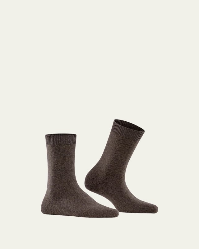 Cashmere & Wool-Blend Cozy Socks