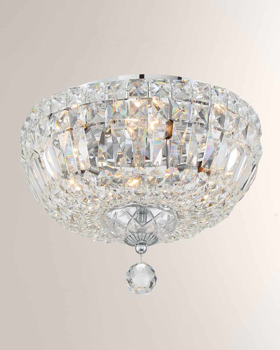 Roslyn 4-Light Chrome Ceiling Mount