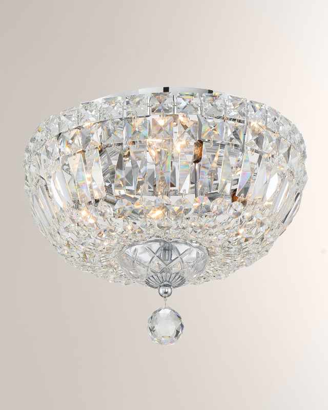 Roslyn 4-Light Chrome Ceiling Mount