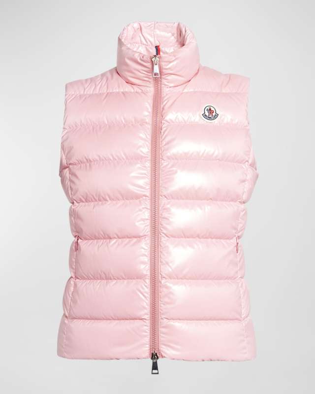 Ghany Shiny Quilted Puffer Vest