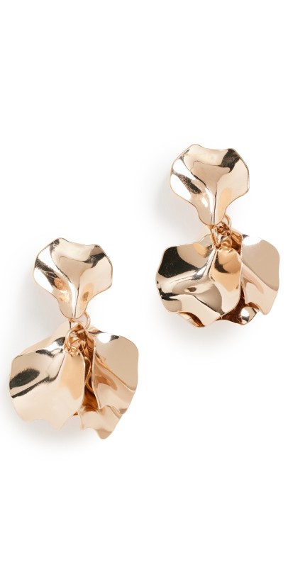 SHASHI Ruellia Earrings Gold
