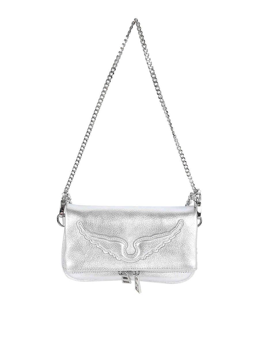 Zadig & Voltaire Sac Bandoulière - Argent
