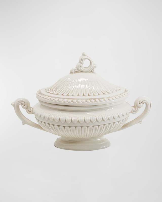 Finezza Cream Small Oval Soup Tureen