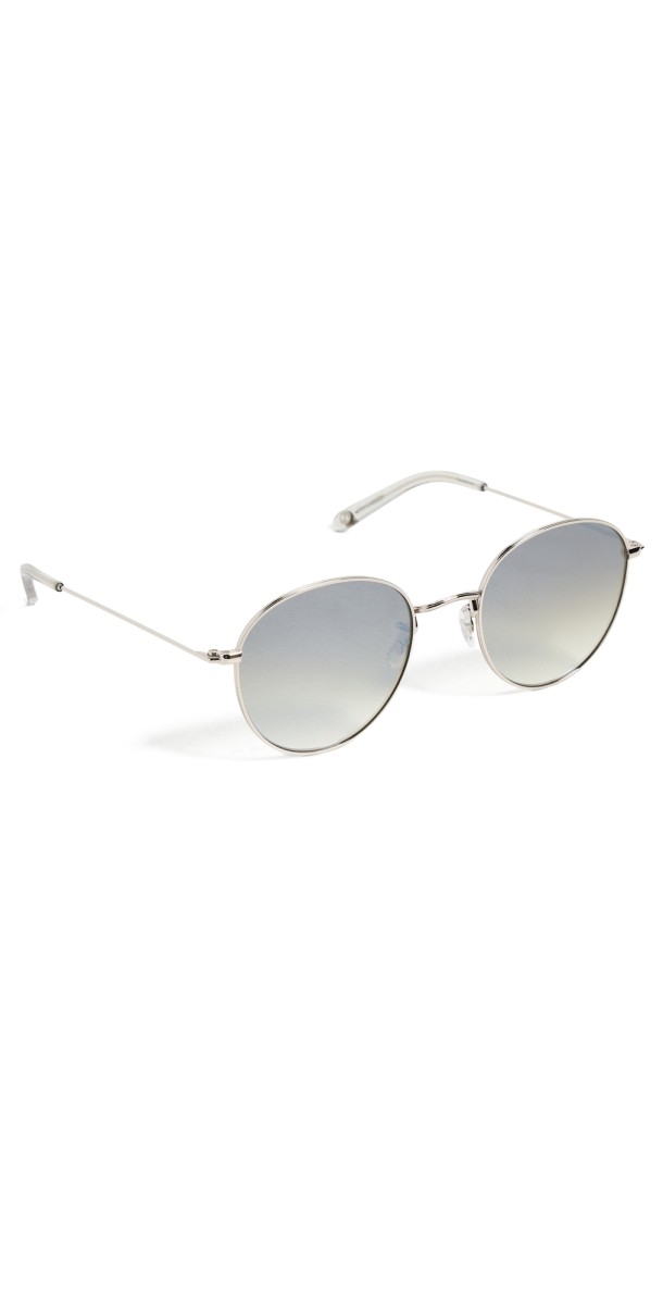 GARRETT LEIGHT Paloma M Sunglasses Silver