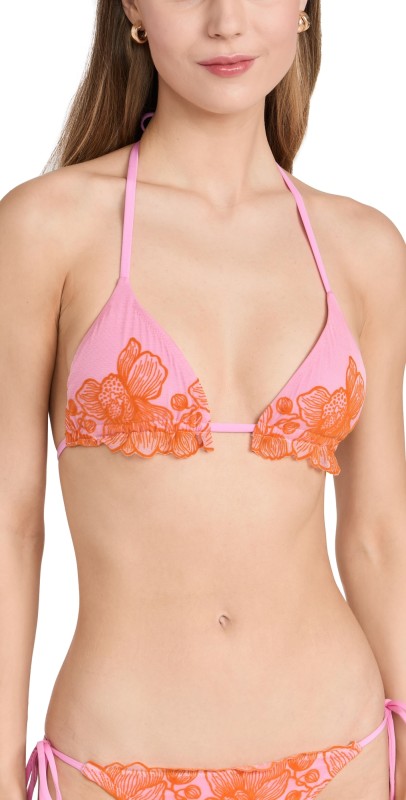 PQ Swim Triangle Bikini Top Capri
