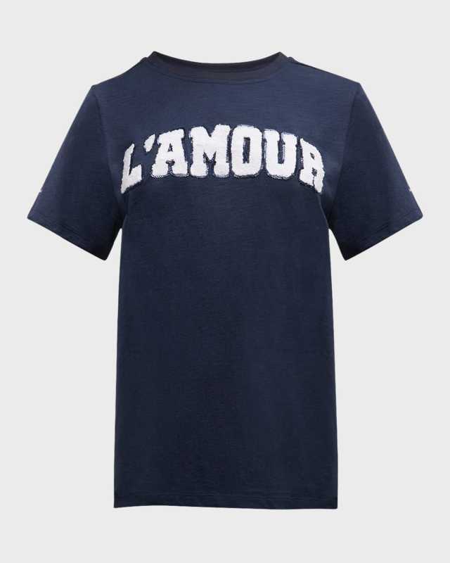 Toweled L'Amour Shrunken Cotton T-Shirt