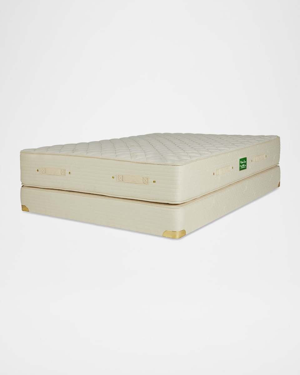 Nature Luxe Ultra Plush Latex Quilt-Top Mattress and Box Spring Set