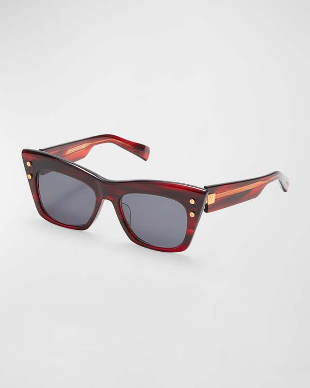 B-II Acetate Cat-Eye Sunglasses