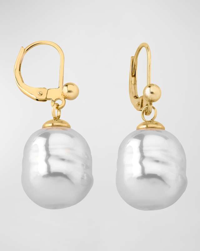 Agora Pearl Drop Earrings
