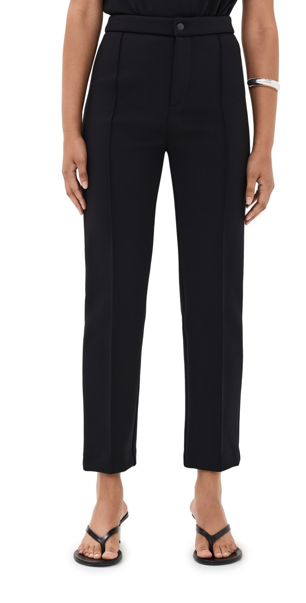 WARDROBE. NYC Bonded Slim Trousers Black
