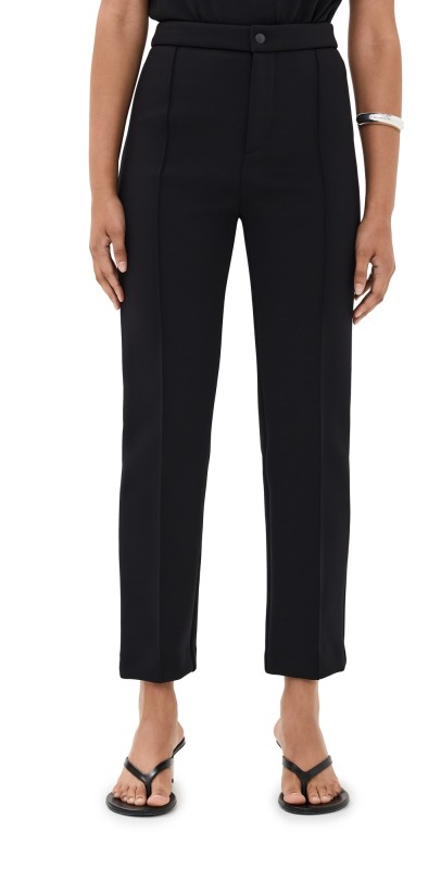 WARDROBE. NYC Bonded Slim Trousers Black