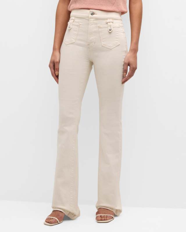 Beverly High-Rise Skinny Flare Jeans