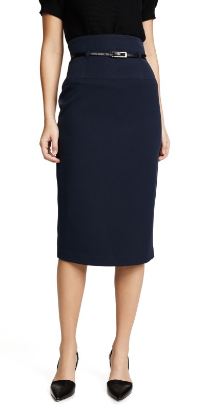 Black Halo Jackie O Pencil Skirt Black