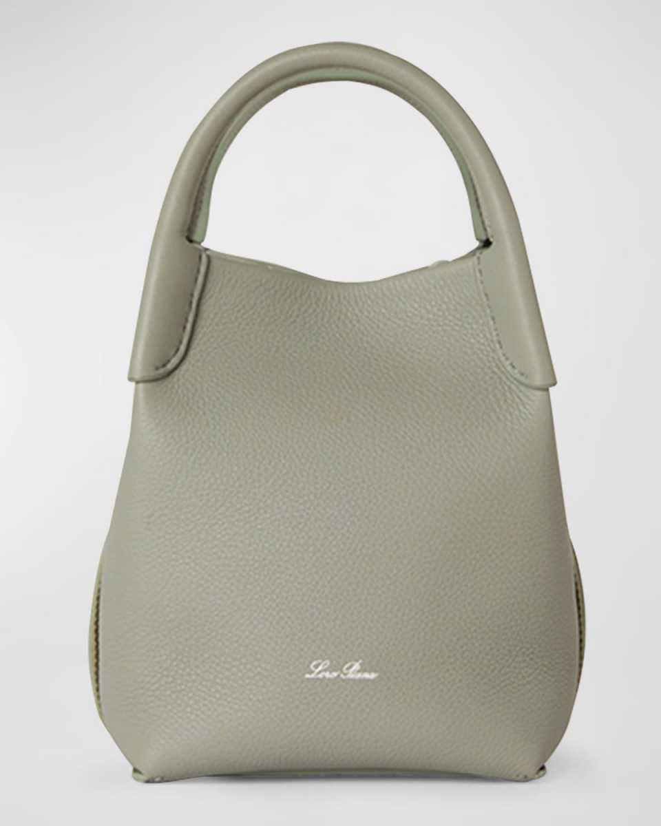 Bale Micro Grain Leather Crossbody Bag