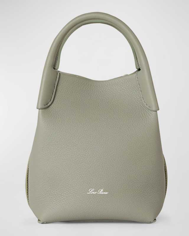 Bale Micro Grain Leather Crossbody Bag