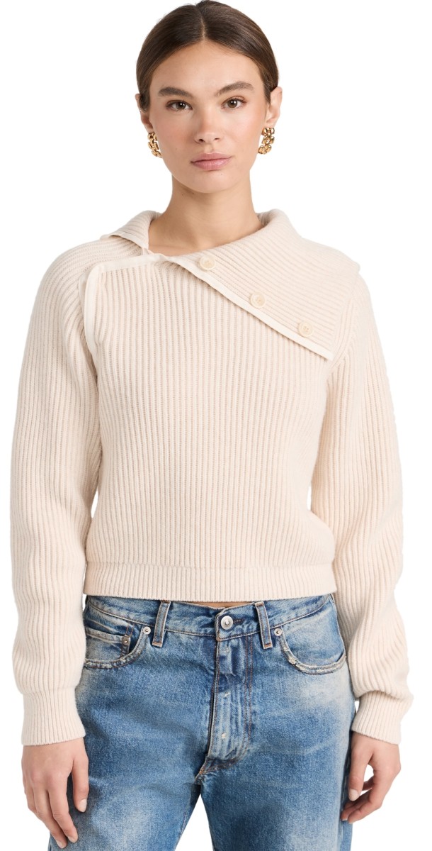 Jacquemus La Maille Vega Sweater Light Beige
