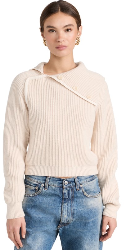Jacquemus La Maille Vega Sweater Light Beige