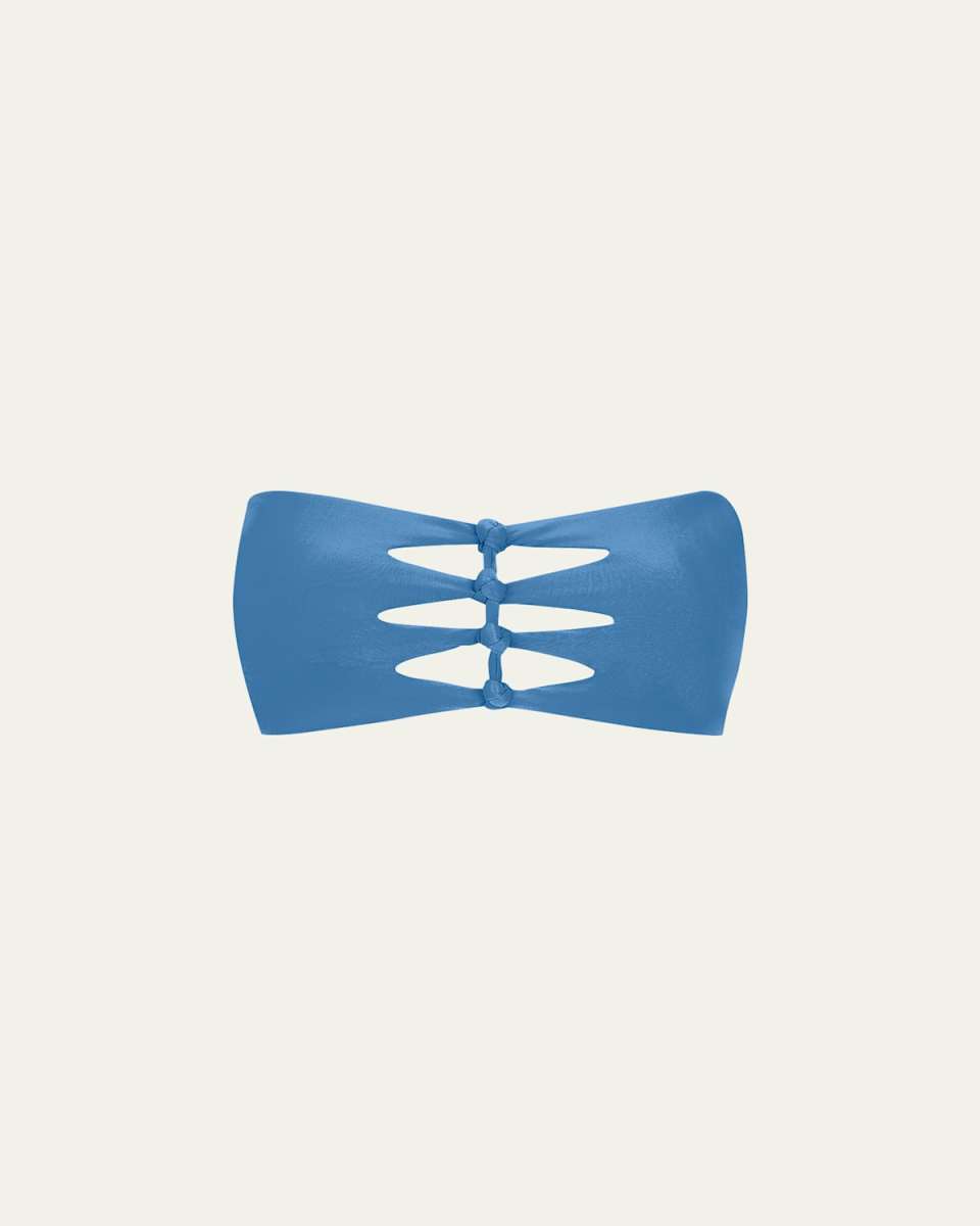 Solid Megan Bandeau Bikini Top