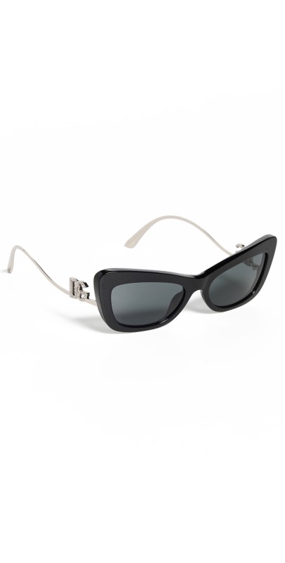 Dolce & Gabbana 4467B Cat Eye Sunglasses Black