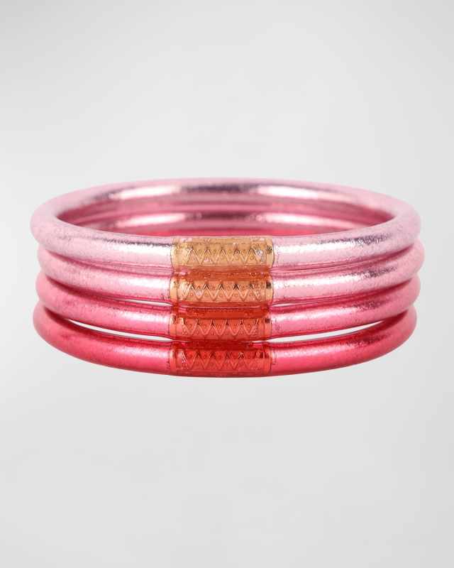 Carousel Pink All Weather Bangles