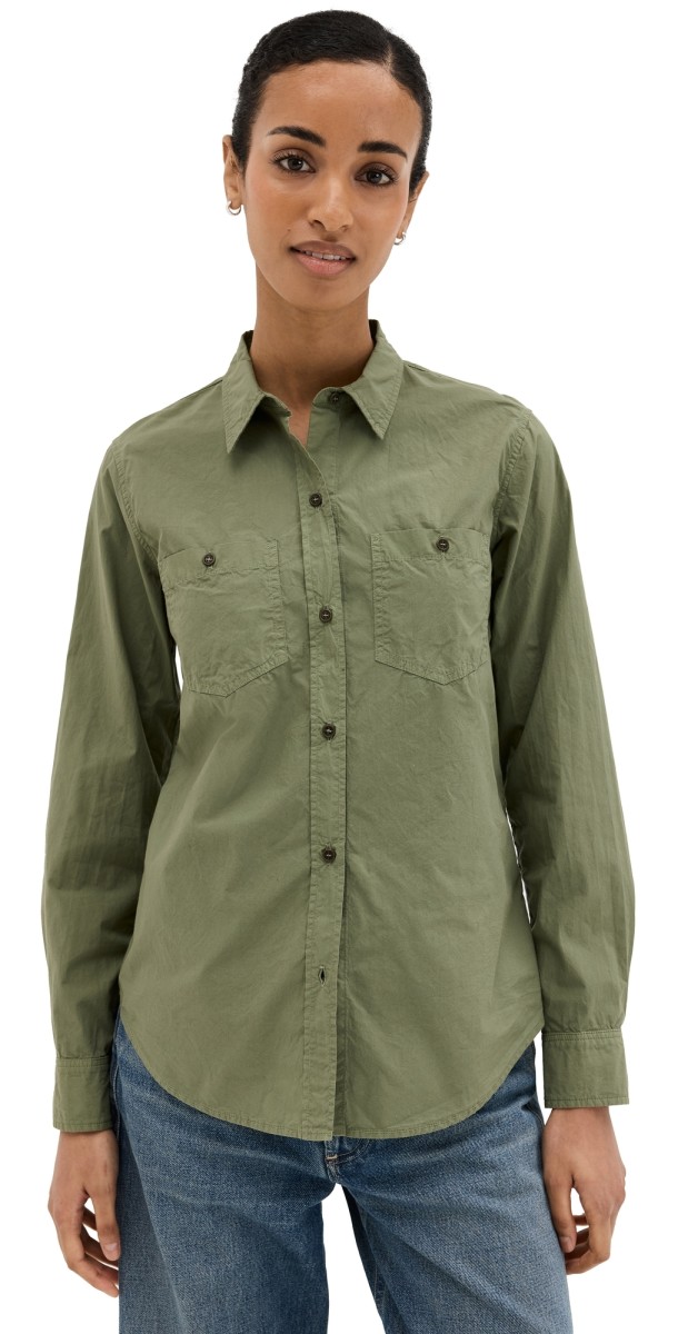 Nili Lotan Perine Shirt Camo