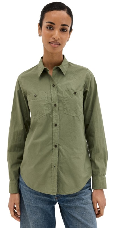 Nili Lotan Perine Shirt Camo