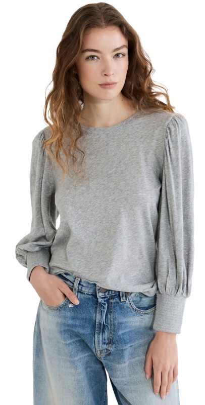 Nation LTD Loren Tee Heather Grey