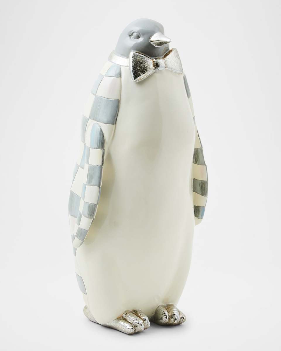Sterling Check Penguin Figurine