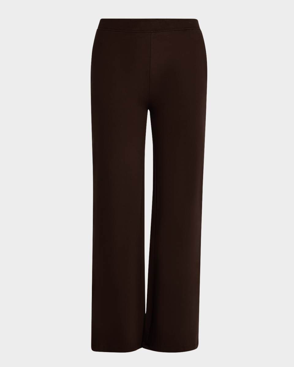 Wide-Leg French Terry Pants