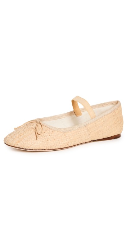 Loeffler Randall Leonie Leonie Soft Ballet Flats Natural