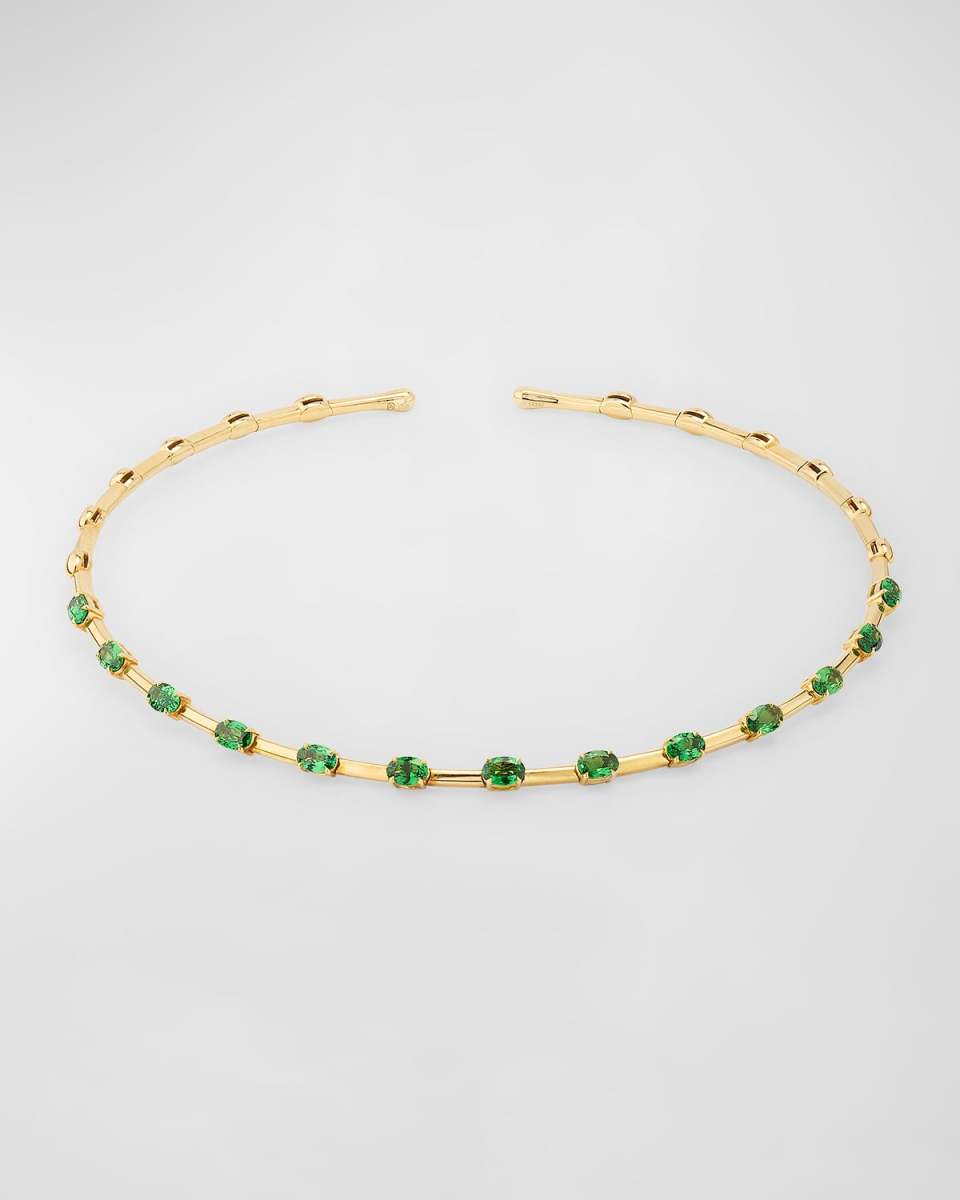 Dolce 18K Yellow Gold Tsavorite Necklace