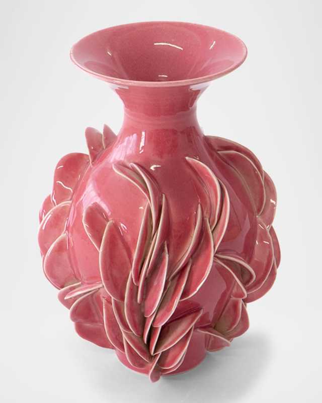 Nebuleuse Stoneware Vase, 12"