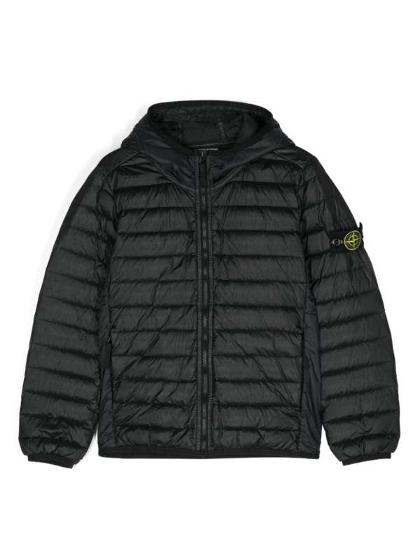 Compass hooded puffer jacket