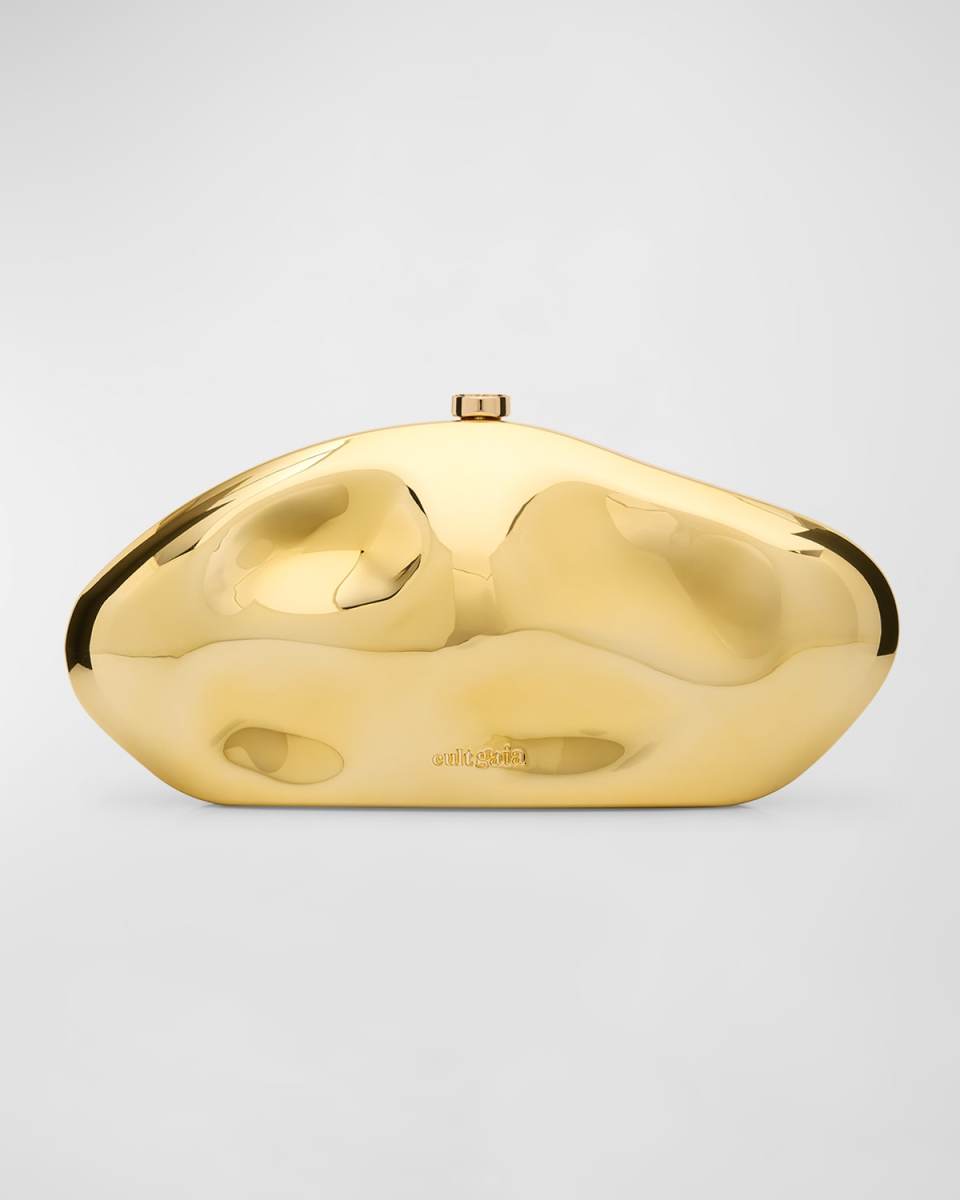 The Caldera Metallic Clutch Bag