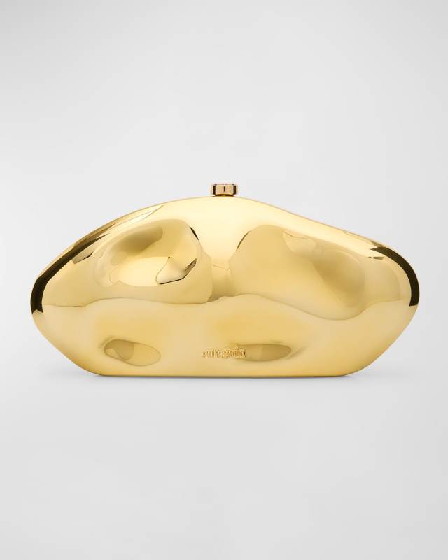 The Caldera Metallic Clutch Bag