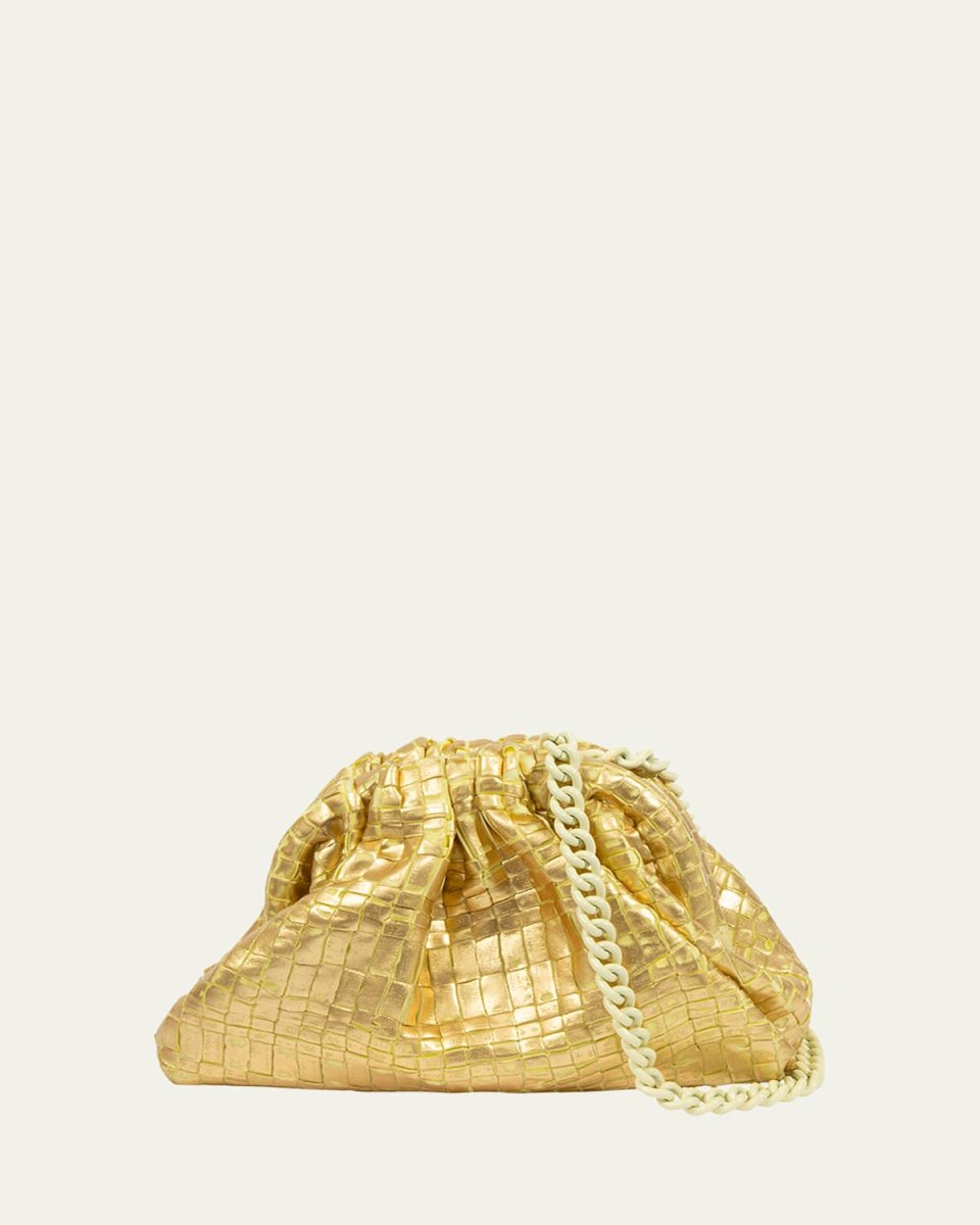 Game Mini Ribbon Metallic Shoulder Bag