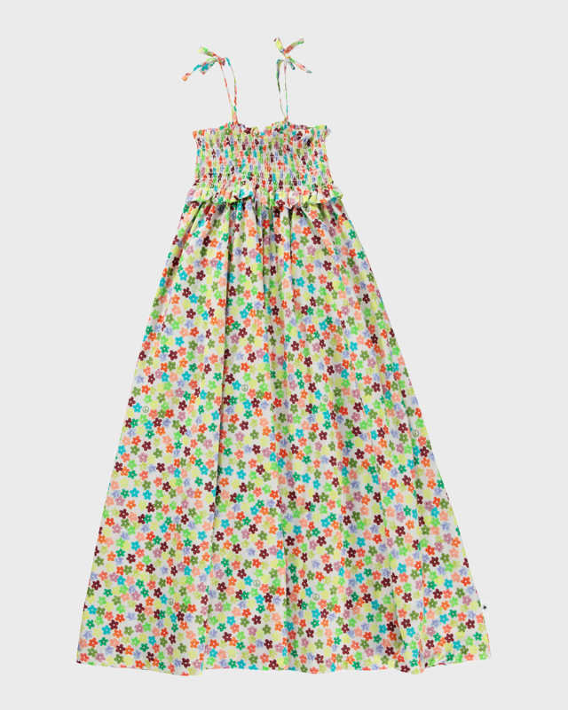 Girl's Chrystal Flower Petit Dress, Size 7-12