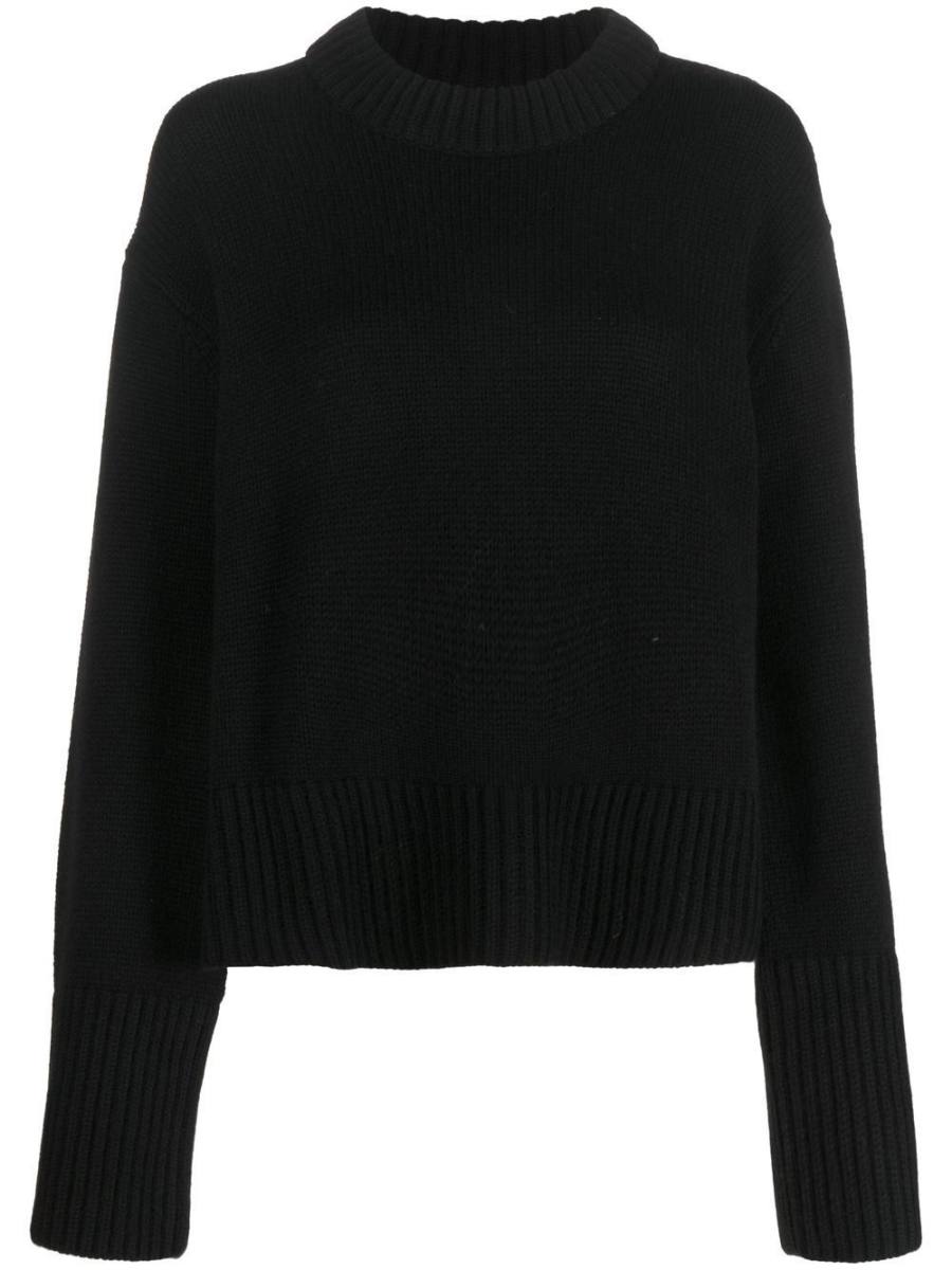 crew-neck cashmere jumper