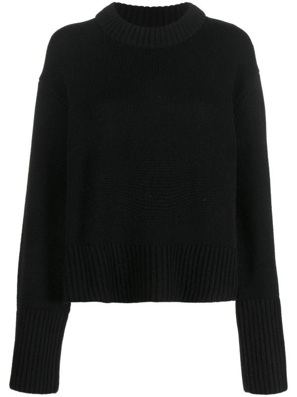 crew-neck cashmere jumper