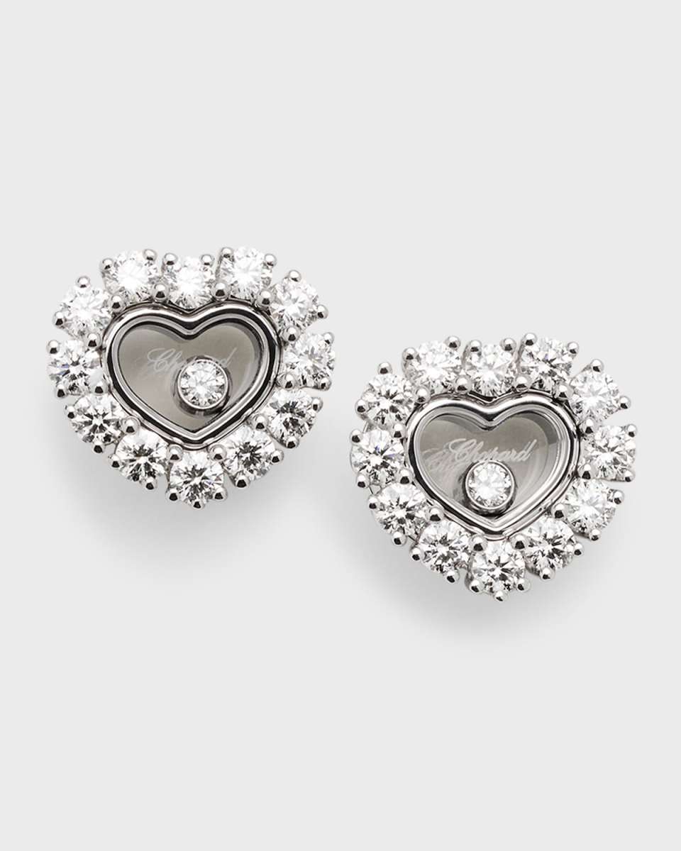 Happy Diamonds Icons 18K White Gold Joaillerie Earrings