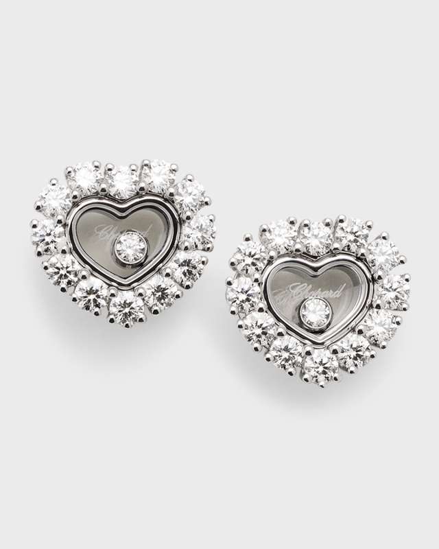 Happy Diamonds Icons 18K White Gold Joaillerie Earrings