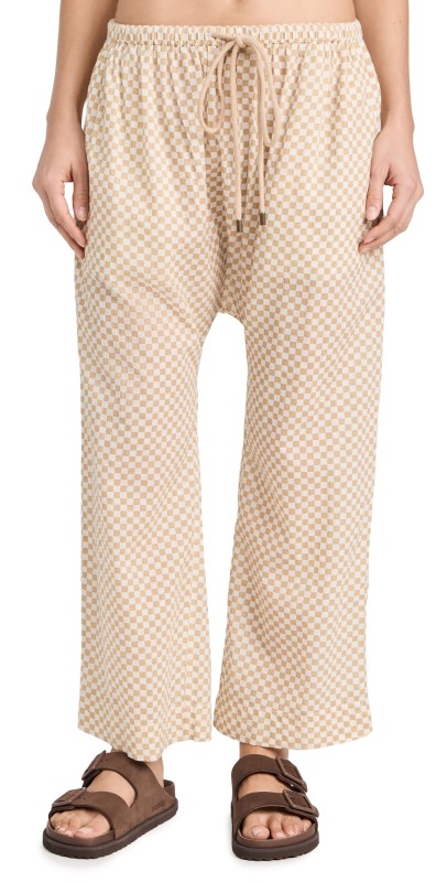 THE GREAT. The Reef Pants Sand Check