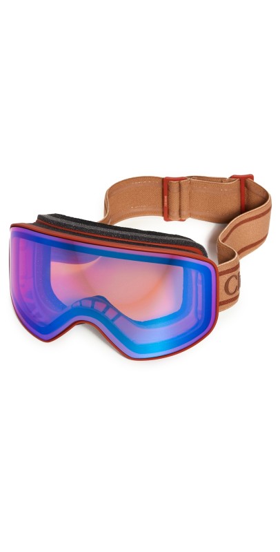 Chloe Chloe Ski Goggles BROWN-BROWN-ORANGE