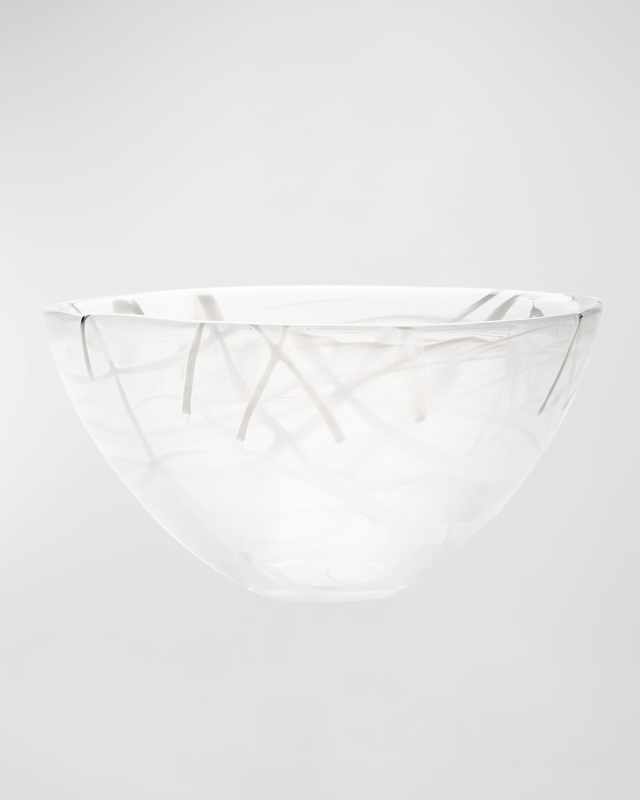 Contrast White Bowl, Medium