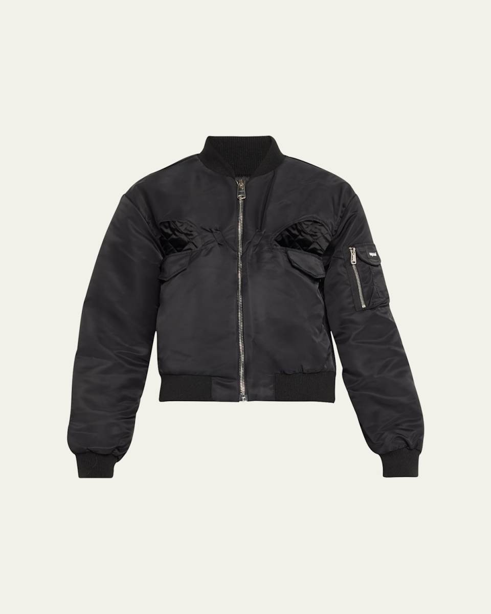 Cuout Twisted Bomber Jacket